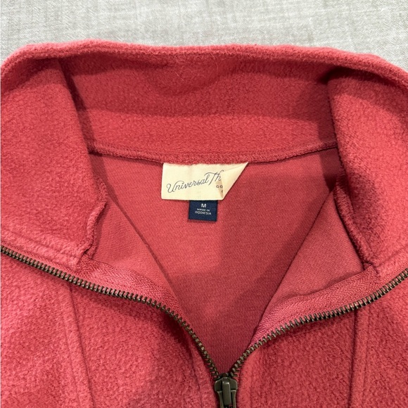 Universal Thread Zip-Up Sweater in Rust - Picture 2 of 6